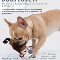petstages sólo por diversión no relleno felpa Lil Squeak para perros pequeños, S, Monkey - BESTMASCOTA.COM