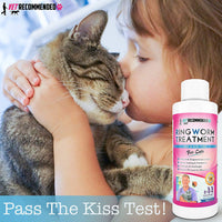 Vet recomendado – tiña Tratamiento para gatos – Concentrado hace Dos – Martillo Botellas de Antifúngico Spray de forma segura Mata a Virus, Enfermedad causar bacterias, esporas y hongos – fabricado en EE. UU. (4oz/120 ml) - BESTMASCOTA.COM