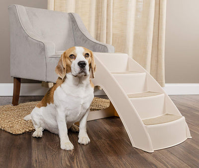 PetSafe Solvit PupSTEP Lite escaleras para mascotas, escalones para perros y gatos, mejor para mascotas pequeñas y medianas, diseño no plegable - BESTMASCOTA.COM