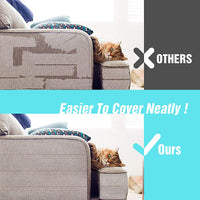 Polarduck - Cinta antiarañazos para gatos, 3 pulgadas x 30 yardas, cinta de entrenamiento para gato, 100% transparente, doble cara, cinta disuasoria para gatos, protector de muebles para sofá, alfombra, puertas, mascotas y niños - BESTMASCOTA.COM