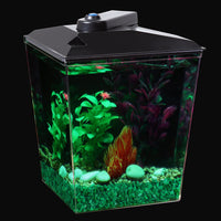 Koller Products AquaView - Depósito de pescado (2,5 galones, filtro de potencia, iluminación LED (AP25000FFP) - BESTMASCOTA.COM