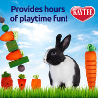 Surtido de juguetes para morder y jugar para conejos (5 unidades) de la marca Kaytee - BESTMASCOTA.COM
