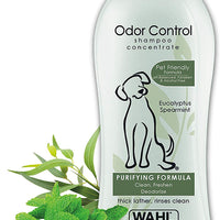 Wahl Champú para perros y mascotas con control de olor, desodorante de animales de eucalipto y menta para limpieza y frescura, 24 onzas - BESTMASCOTA.COM