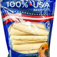Pet fábrica EE. UU Carne de Vacuno Ocultar chip rollos Chews pequeña/5", para perros (18 unidades) - BESTMASCOTA.COM