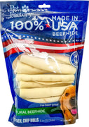 Pet fábrica EE. UU Carne de Vacuno Ocultar chip rollos Chews pequeña/5", para perros (18 unidades) - BESTMASCOTA.COM