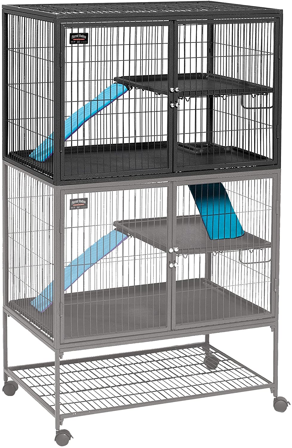 MidWest Homes for Pets Deluxe Ferret Nation Small Animal Cages, Ferret Nation Cages Include 1-Year Manufacturing Warranty - BESTMASCOTA.COM