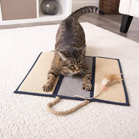 SmartyKat – Rascador para mascotas – Triple panel plegable colgante, multicolor - BESTMASCOTA.COM