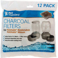Filtros para petmate replendish y petmate Mason Pet fuentes, pack de 12 - BESTMASCOTA.COM