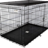 Jaula grande con doble abertura Precision Pet, negra, Negro - BESTMASCOTA.COM