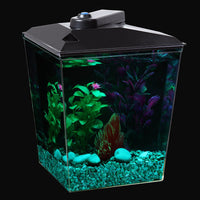 Koller Products AquaView - Depósito de pescado (2,5 galones, filtro de potencia, iluminación LED (AP25000FFP) - BESTMASCOTA.COM