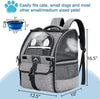 GoHimal Mochila transportadora para mascotas para perros y gatos, cachorros, diseño ventilado, transpirable, bolsa de gato para senderismo, viajes, camping, uso al aire libre