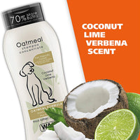 Wahl Champú para perros para alivio de picazón y piel seca, fórmula de avena con verbena de coco y ingredientes 100% naturales, 24 onzas - BESTMASCOTA.COM