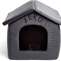 Disney Pesadilla antes de Navidad Zero Portable Pet Casa Cama Perro/Gato Cama con parte superior extraíble, bordado, se puede lavar a máquina., la suciedad/Resistente al agua inferior (disponible en dos tamaños) - BESTMASCOTA.COM