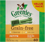 GREENIES Grain Free Dental Dog Treats - Petite (15-25lbs.) - BESTMASCOTA.COM