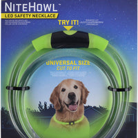 NiteHowl LED Safety Necklace, Universal, Reusable Visibility Necklace for Pets - BESTMASCOTA.COM