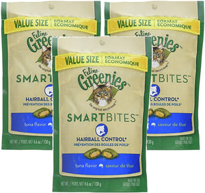 Greenies obsequios de smartbites Hairball Control atún (4.6 oz) Paquete De 3 - BESTMASCOTA.COM