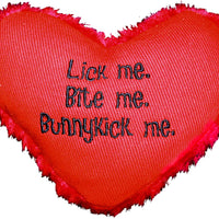 yeowww hearrrt Attack Catnip Juguete, Lick Me Bite Me bunnykick Me - BESTMASCOTA.COM