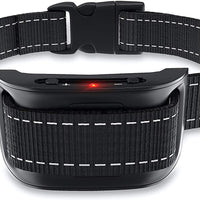NPS No Shock Bark Collar for Small to Large Dogs - Smart Chip Adjusts to Stop Barking in 1 Minute - Highly Effective Vibration and Sound Stops Barks Fast with No Pain - Safe, Anti-Bark Device - BESTMASCOTA.COM