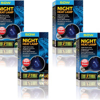 EXO TERRA Night-Glo Moonlight A19 lámpara, 50 W (paquete de 4) - BESTMASCOTA.COM