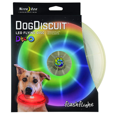 Nite Ize Flashflight, Discuit Disco de perro - Frisbee de disco volador con luz LED - Nuevo - BESTMASCOTA.COM