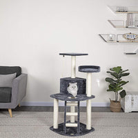 GO Pet Club Paw Print 48 en. Cat Árbol Condo - BESTMASCOTA.COM