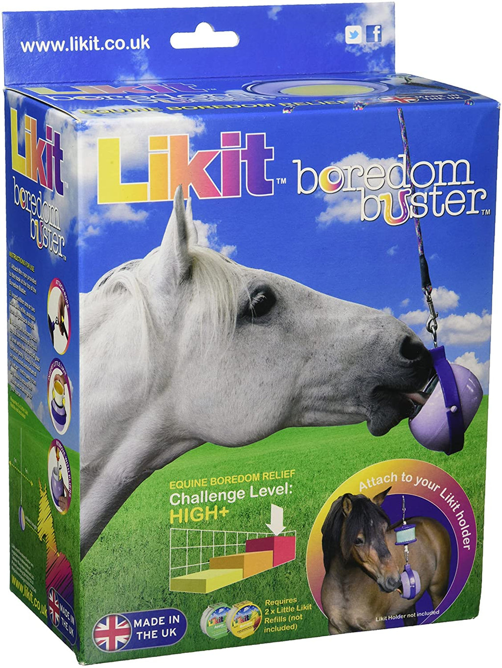 Manna Pro Likit Boredom Buster, lila - BESTMASCOTA.COM