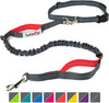 Tuff Mutt, Correa para perros, manos libres, para correr, caminar, senderismo, correa con mango doble durable, costura reflectante, 4 pies de largo, cinto ajustable en la cintura (hasta 42 pulgadas de cintura) - BESTMASCOTA.COM