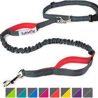 Tuff Mutt, Correa para perros, manos libres, para correr, caminar, senderismo, correa con mango doble durable, costura reflectante, 4 pies de largo, cinto ajustable en la cintura (hasta 42 pulgadas de cintura) - BESTMASCOTA.COM
