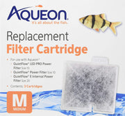 Aqueon 06084 - Cartuchos de filtro (2 cajas, tamaño mediano, 3 unidades cada uno) - BESTMASCOTA.COM