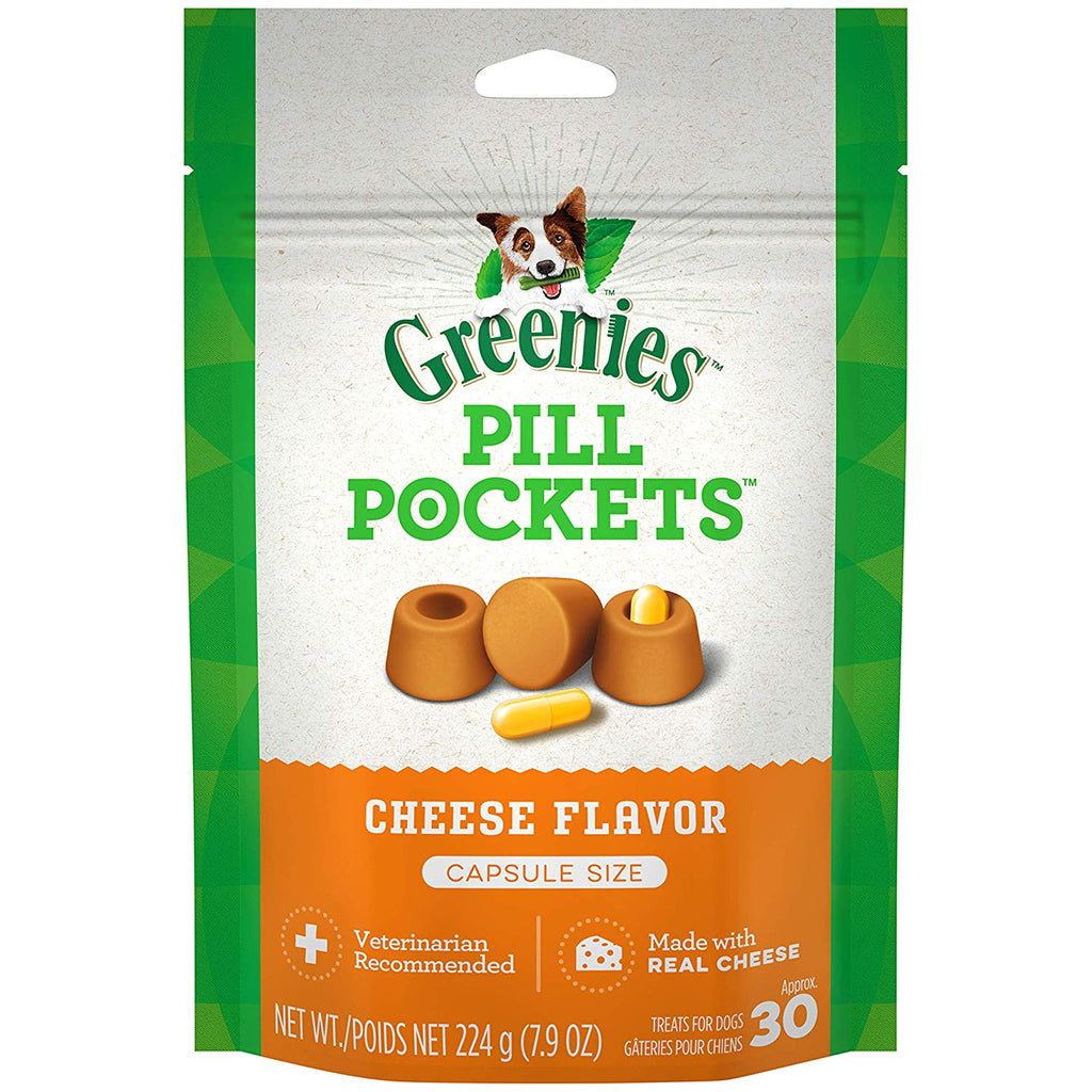 Greenies Bolsillos para pastillas, sabor de queso, cápsulas para perros - BESTMASCOTA.COM