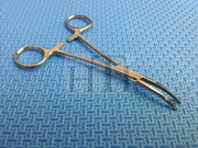 Dog Cat Pet Hair Puller Remover acero inoxidable hemostat Locking Forceps 5.5" Curved Full dentado (HTI marca) - BESTMASCOTA.COM