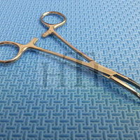 Dog Cat Pet Hair Puller Remover acero inoxidable hemostat Locking Forceps 5.5" Curved Full dentado (HTI marca) - BESTMASCOTA.COM