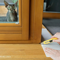 PETFECT - Protector de arañazos para mascotas con cuchillo personalizado – protector de puerta + protector de madera, pared y muebles para perro y gato para disuasión de arañazos, defensor y repelente con respaldo autoadhesivo super adhesivo - BESTMASCOTA.COM