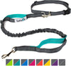 Tuff Mutt, Correa para perros, manos libres, para correr, caminar, senderismo, correa con mango doble durable, costura reflectante, 4 pies de largo, cinto ajustable en la cintura (hasta 42 pulgadas de cintura) - BESTMASCOTA.COM