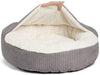 Cama acogedora Best Friends by Sheri, cama de lujo para perros y gatos con cobija, cálida y segura. Brinda apoyo para la cabeza, el cuello y las articulaciones, lavable a máquina, parte inferior resistente al agua - BESTMASCOTA.COM