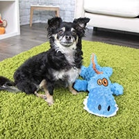 GoDog Just for Me Gators - Peluche de perro con protector para masticar - BESTMASCOTA.COM