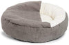 Cama acogedora Best Friends by Sheri, cama de lujo para perros y gatos con cobija, cálida y segura. Brinda apoyo para la cabeza, el cuello y las articulaciones, lavable a máquina, parte inferior resistente al agua - BESTMASCOTA.COM