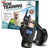 Pet Union PT0Z1 collar de entrenamiento para perros, totalmente impermeable, rango de 1200 pies - BESTMASCOTA.COM