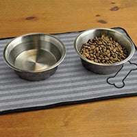 Tapete DII Dry Bone, tapete seco e microfibra para alimentos, agua, alimento, ultraabsorbente y se puede lavar a máquina, de microfibra, para perros y gatos pequeños, medianos, grandes - BESTMASCOTA.COM