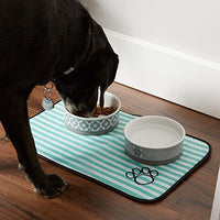 Tapete DII Dry Bone, tapete seco e microfibra para alimentos, agua, alimento, ultraabsorbente y se puede lavar a máquina, de microfibra, para perros y gatos pequeños, medianos, grandes - BESTMASCOTA.COM