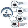 Pet Union PT0Z1 collar de entrenamiento para perros, totalmente impermeable, rango de 1200 pies - BESTMASCOTA.COM