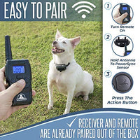 Pet Union PT0Z1 collar de entrenamiento para perros, totalmente impermeable, rango de 1200 pies - BESTMASCOTA.COM