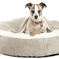 Cama acogedora Best Friends by Sheri, cama de lujo para perros y gatos con cobija, cálida y segura. Brinda apoyo para la cabeza, el cuello y las articulaciones, lavable a máquina, parte inferior resistente al agua - BESTMASCOTA.COM