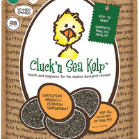 Alimento para pollos orgánico cluck 'n mar kelp – Vitamina Suplemento, Beige - BESTMASCOTA.COM