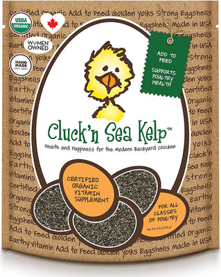 Alimento para pollos orgánico cluck 'n mar kelp – Vitamina Suplemento, Beige - BESTMASCOTA.COM