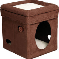 MidWest Curious Cat Cube, Cat House / Cat Condo - BESTMASCOTA.COM