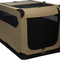 AmazonBasics - Caja plegable para perros con formación de carreras - BESTMASCOTA.COM
