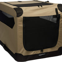 AmazonBasics - Caja plegable para perros con formación de carreras - BESTMASCOTA.COM