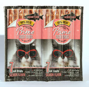 Prime sabor dulces salmón Jerky Treat para gatos, pack de 1, 35 g (7 x 5g varillas de incienso) - BESTMASCOTA.COM
