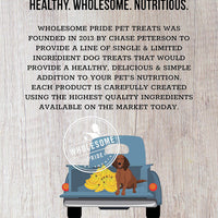 Wholesome Pride 8oz plátano bites- perro treats- todos los Naturales perro Treat - BESTMASCOTA.COM